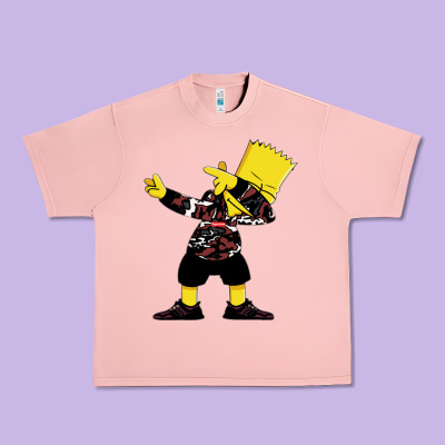 Dabbing Bart Urban Heavy Tee Designed By Artisfamous
