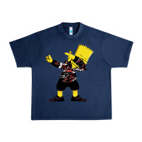 Navy dabbing bart Urban Heavy Tee - artisFamous