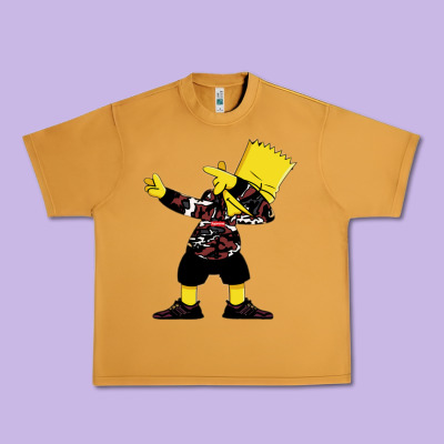 Dabbing Bart Urban Heavy Tee Designed By Artisfamous