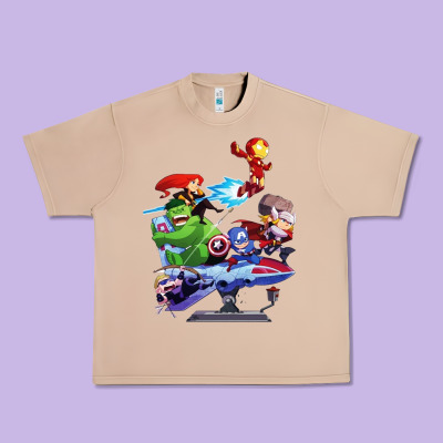 Superheroes Urban Heavy Tee Designed By Artisfamous