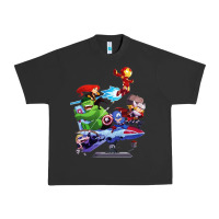 Pigment Black superheroes Urban Heavy Tee - artisFamous