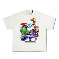 Pistachio superheroes Urban Heavy Tee - artisFamous