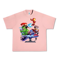 Salmon superheroes Urban Heavy Tee - artisFamous