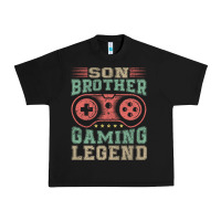 Black SON BROTHER GAMING LEGEND Urban Heavy Tee - artisFamous