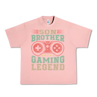 Salmon SON BROTHER GAMING LEGEND Urban Heavy Tee - artisFamous