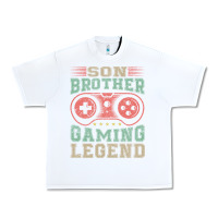 White SON BROTHER GAMING LEGEND Urban Heavy Tee - artisFamous