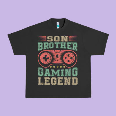 Son Brother Gaming Legend Urban Heavy Tee Designed By Artisfamous