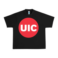 Black UIC College Urban Heavy Tee - artisFamous