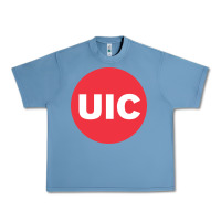 Pebble Blue UIC College Urban Heavy Tee - artisFamous