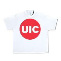 White UIC College Urban Heavy Tee - artisFamous