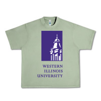 Oil Green Western Illinois College Urban Heavy Tee - artisFamous