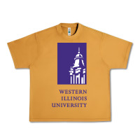 Peanut Butter Western Illinois College Urban Heavy Tee - artisFamous