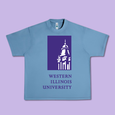 Western Illinois College Urban Heavy Tee Designed By Artisfamous