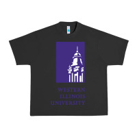 Pigment Black Western Illinois College Urban Heavy Tee - artisFamous