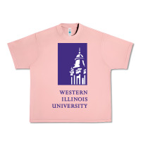 Salmon Western Illinois College Urban Heavy Tee - artisFamous