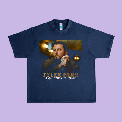 Tyler Farr Urban Heavy Tee Designed By Artisfamous