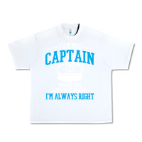 White captain funny boating sailing Urban Heavy Tee - artisFamous