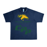 Navy cal pol pomona Urban Heavy Tee - artisFamous