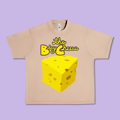 The Big Cheese Urban Heavy Tee Designed By Artisfamous