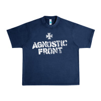 Navy agnostic font Urban Heavy Tee - artisFamous