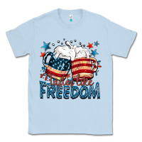 Dusty Blue Tastes like freedom Classic Tee - FaDigitalArtStudio