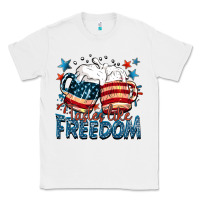 White Tastes like freedom Classic Tee - FaDigitalArtStudio