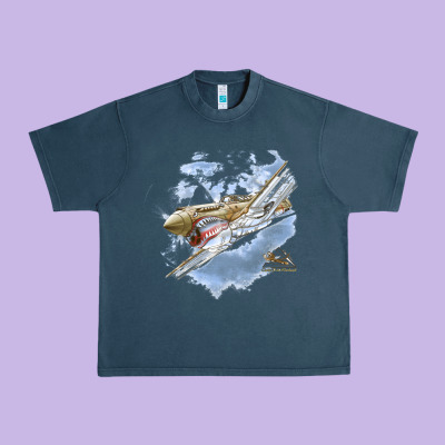 Flying Tigers Urban Heavy Tee Designed By Artisfamous