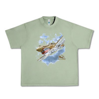 Oil Green flying tigers Urban Heavy Tee - artisFamous