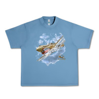 Pebble Blue flying tigers Urban Heavy Tee - artisFamous