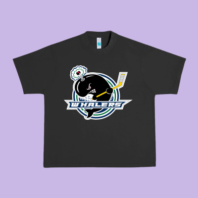 Plymouth Whalers Hockey Urban Heavy Tee Designed By Artisfamous