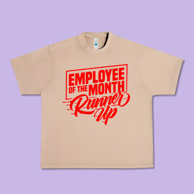 Employee Of The Month Runner Up Urban Heavy Tee Designed By Artisfamous