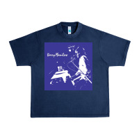 Navy Best Barry Manilow Urban Heavy Tee - artisFamous