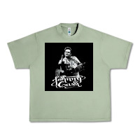 Oil Green Johnny Cash Music Urban Heavy Tee - artisFamous