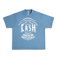 Pebble Blue Johnny Cash Music Urban Heavy Tee - artisFamous