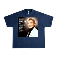 Navy Best Barry Manilow Urban Heavy Tee - artisFamous