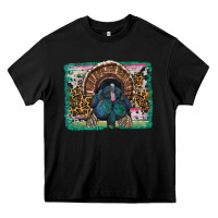 Black thanksgiving turkey with background Heavy Core Tee - RanaPortraitStore