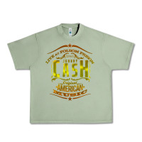 Oil Green Johnny Cash Music Urban Heavy Tee - artisFamous