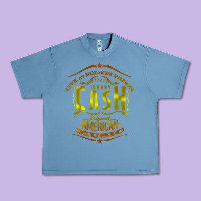 Johnny Cash Music Urban Heavy Tee Designed By Artisfamous