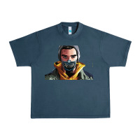 Midnight Navy codfish beatbox Urban Heavy Tee - artisFamous