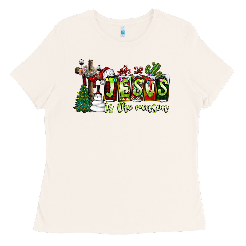 Jesus İs The Reason Ladies Tee by CowhideDigitalArt | Teevron