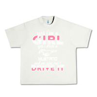 Pistachio mustang i m a girl who drives a mustang Urban Heavy Tee - artisFamous