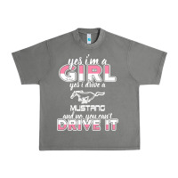 Tornado mustang i m a girl who drives a mustang Urban Heavy Tee - artisFamous