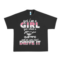 Mustang I M A Girl Who Drives A Mustang Urban Heavy Tee | Teevron