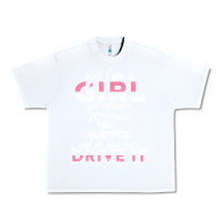 White mustang i m a girl who drives a mustang Urban Heavy Tee - artisFamous