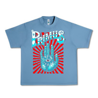 Pebble Blue Premium Collection Design Urban Heavy Tee - artisFamous