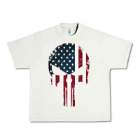 Pistachio the punisher american flag Urban Heavy Tee - artisFamous