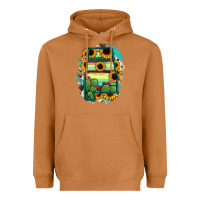 Meerkat Alabama Map Sunflower Cactus Serape Heavyweight Hoodie - RanaPortraitStore