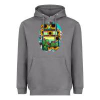 Storm Alabama Map Sunflower Cactus Serape Heavyweight Hoodie - RanaPortraitStore