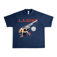 Navy la guns Urban Heavy Tee - artisFamous