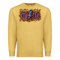 Antique Gold Leopard Mama Lightning Premium Sweatshirt - RanaPortraitStore